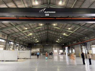 2026.2.25 プレファブセンターにクレーン設置